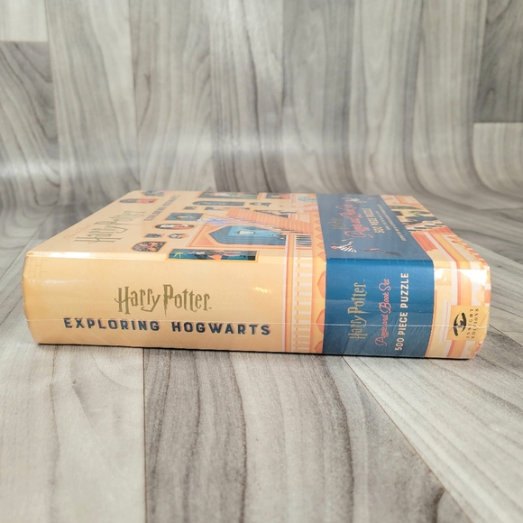 Harry Potter Exploring Hogwarts 500 Piece Puzzle in Keepsake Box & Guidebook NEW - Picture 3 of 5